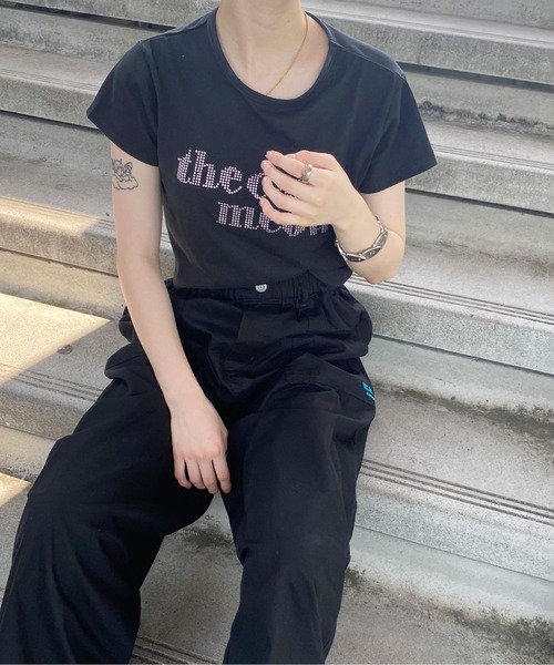 PairPair（ペアペア）の「ロゴクロップドＴee（Tシャツ/カットソー・レディース・ブラック/オフホワイト・FREE）」の9枚目の写真