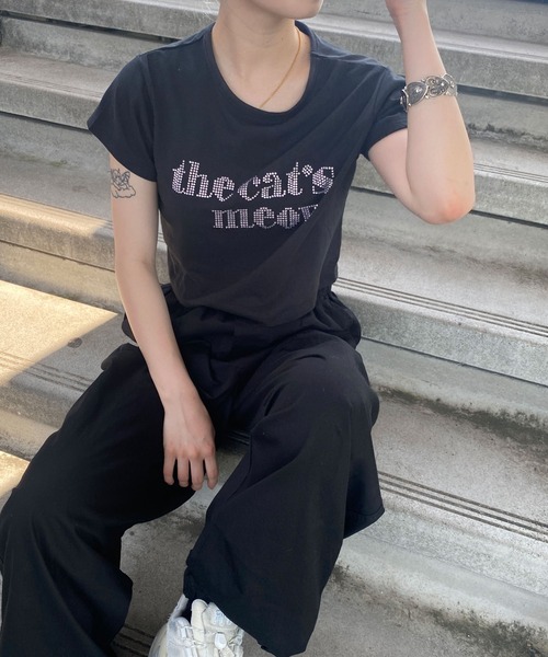 PairPair（ペアペア）の「ロゴクロップドＴee（Tシャツ/カットソー・レディース・ブラック/オフホワイト・FREE）」の10枚目の写真