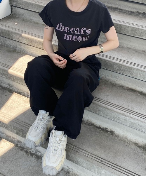PairPair（ペアペア）の「ロゴクロップドＴee（Tシャツ/カットソー・レディース・ブラック/オフホワイト・FREE）」の11枚目の写真