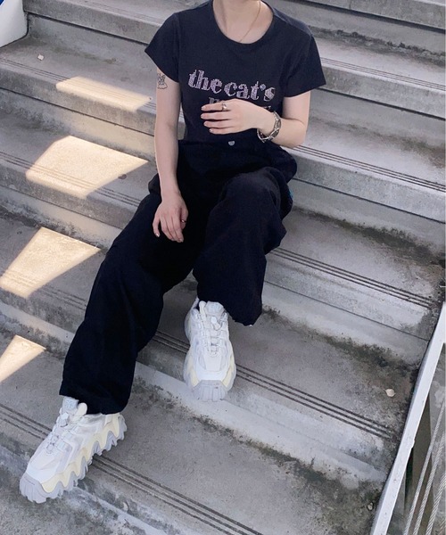 PairPair（ペアペア）の「ロゴクロップドＴee（Tシャツ/カットソー・レディース・ブラック/オフホワイト・FREE）」の12枚目の写真