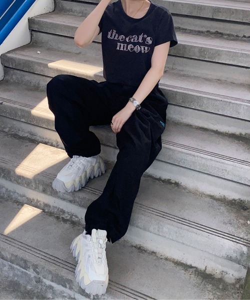 PairPair（ペアペア）の「ロゴクロップドＴee（Tシャツ/カットソー・レディース・ブラック/オフホワイト・FREE）」の16枚目の写真