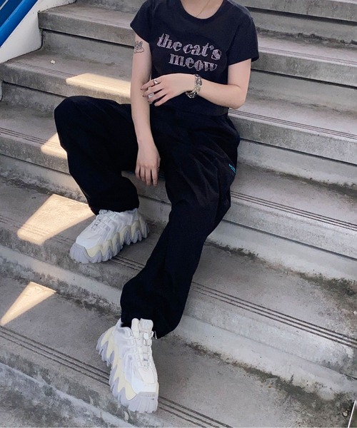 PairPair（ペアペア）の「ロゴクロップドＴee（Tシャツ/カットソー・レディース・ブラック/オフホワイト・FREE）」の17枚目の写真