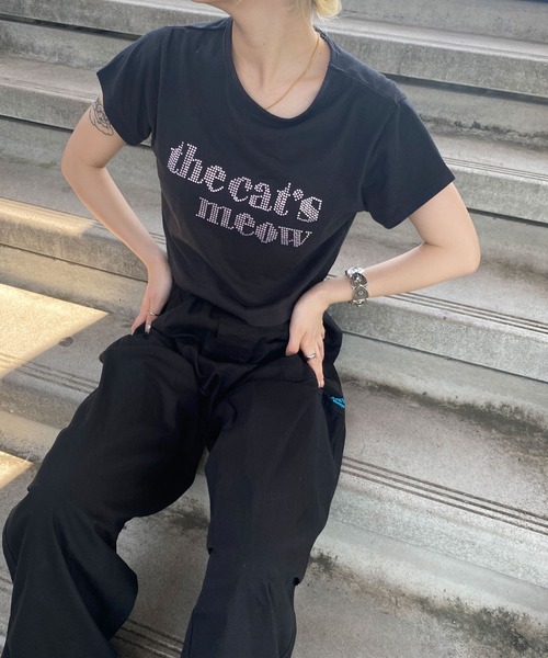 PairPair（ペアペア）の「ロゴクロップドＴee（Tシャツ/カットソー・レディース・ブラック/オフホワイト・FREE）」の21枚目の写真