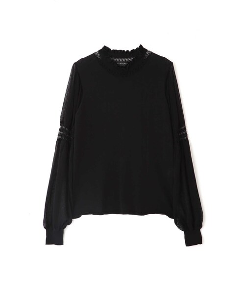 JILL STUART（ジルスチュアート）の「◆アミラニット（ニット/セーター・レディース・ホワイト/ブラック/ブルー・FREE）」の4枚目の写真