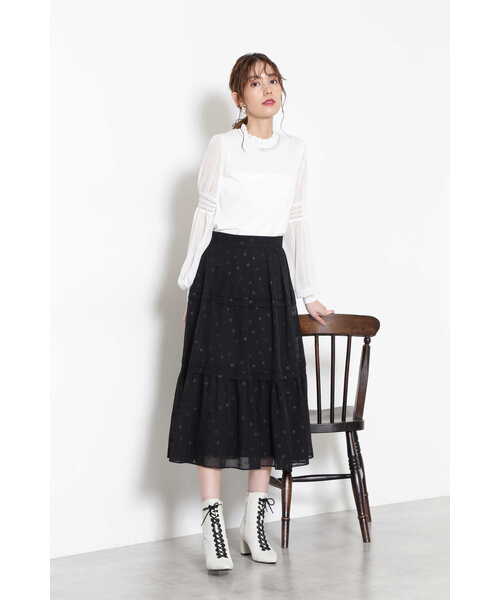 JILL STUART（ジルスチュアート）の「◆アミラニット（ニット/セーター・レディース・ホワイト/ブラック/ブルー・FREE）」の13枚目の写真