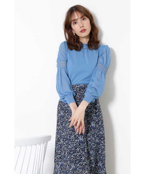 JILL STUART（ジルスチュアート）の「◆アミラニット（ニット/セーター・レディース・ホワイト/ブラック/ブルー・FREE）」の16枚目の写真