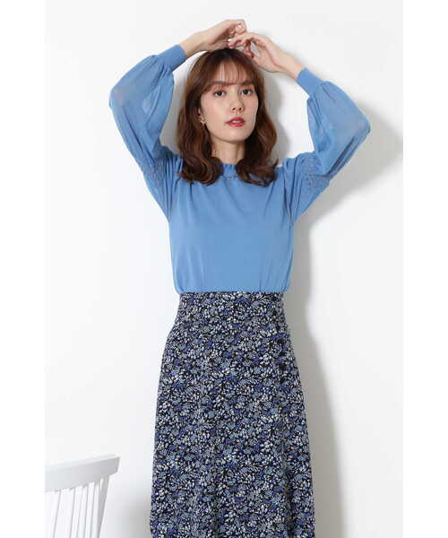 JILL STUART（ジルスチュアート）の「◆アミラニット（ニット/セーター・レディース・ホワイト/ブラック/ブルー・FREE）」の17枚目の写真