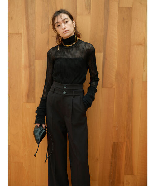 Ray BEAMS(レイビームス)の「RBS / トライアングル ミニ ショルダーバッグ(トートバッグ・レディース・ブラック・ONE SIZE)」の2枚目の写真