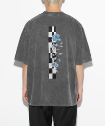 レジェンダ ケミカルウォッシュ ムードローズ エンブロイダリー Tシャツ / LEGENDA Chemical Wash Mood Rose Embroidery T-Shirt