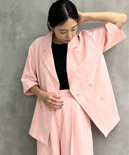 Shelly island（シェリーアイランド）の「ハーフスリーブジャケット