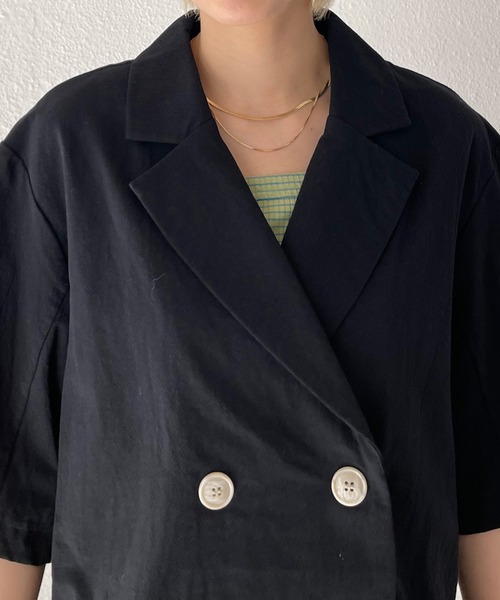 Shelly island（シェリーアイランド）の「ハーフスリーブジャケット