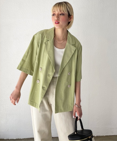 Shelly island（シェリーアイランド）の「ハーフスリーブジャケット