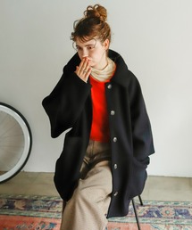 Birthday room | カットメルトンミドル丈オーバーサイズコート(その他アウター)