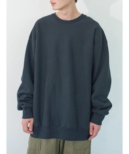 koe（コエ）の「ウルトラヘビーウエイトトレーナー（スウェット・メンズ・ホワイト/ブラック・M/L/S）」の2枚目の写真