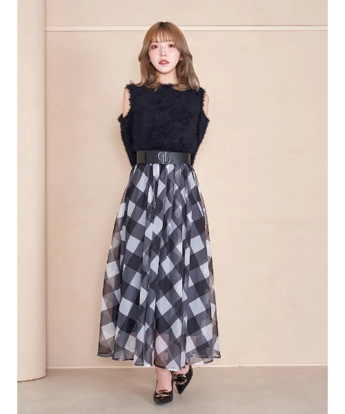 Darich(ダーリッチ)の「Dモチーフマットレザーベルト(ベルト・レディース・ブラック/ブラウン/アイボリー・FREE)」の10枚目の写真