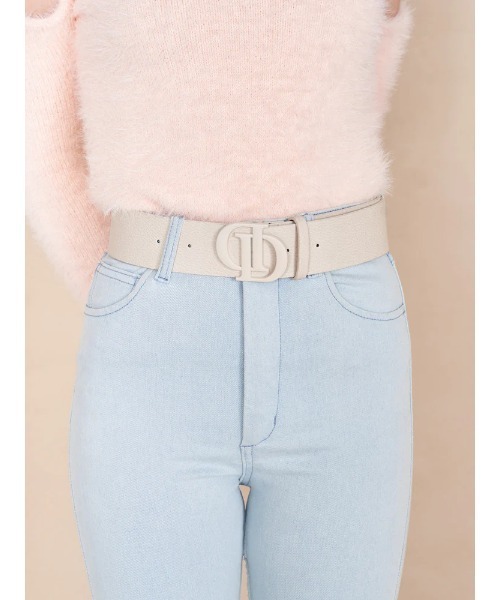 Darich(ダーリッチ)の「Dモチーフマットレザーベルト(ベルト・レディース・ブラック/ブラウン/アイボリー・FREE)」の15枚目の写真