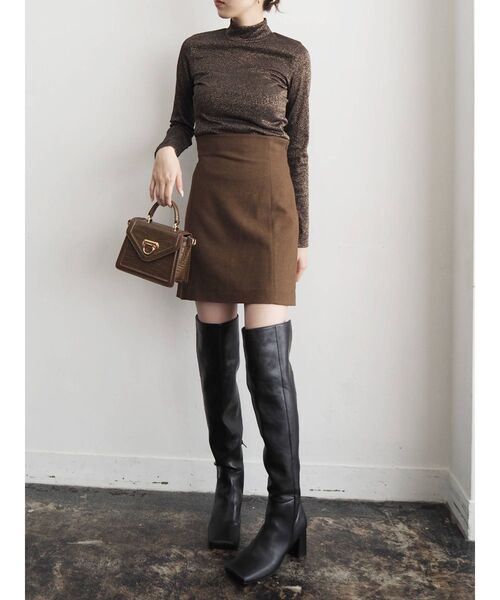 EVRIS（エヴリス）の「ロングニーハイブーツ（ブーツ・レディース・ブラック/ホワイト・SMALL/MEDIUM/LARGE）」の10枚目の写真