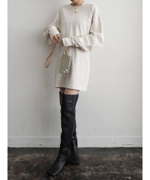 EVRIS（エヴリス）の「ロングニーハイブーツ（ブーツ・レディース・ブラック/ホワイト・SMALL/MEDIUM/LARGE）」の15枚目の写真