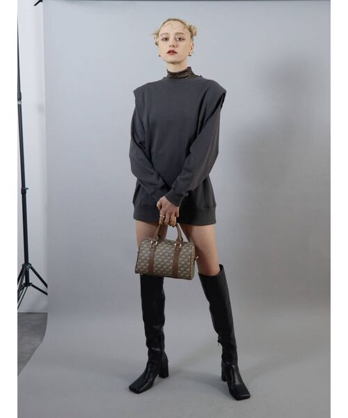 EVRIS（エヴリス）の「ロングニーハイブーツ（ブーツ・レディース・ブラック/ホワイト・SMALL/MEDIUM/LARGE）」の18枚目の写真