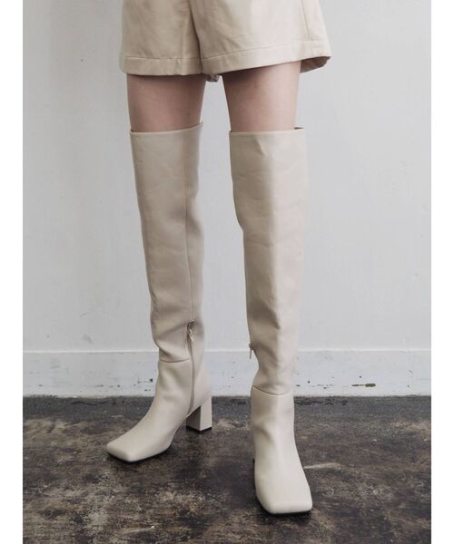 EVRIS（エヴリス）の「ロングニーハイブーツ（ブーツ・レディース・ブラック/ホワイト・SMALL/MEDIUM/LARGE）」の19枚目の写真