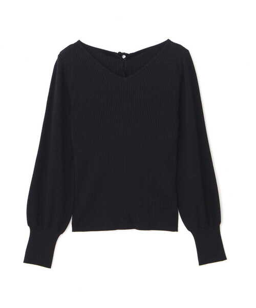 PROPORTION BODY DRESSING(プロポーションボディドレッシング)の「バックレースアップリブニット / 1212270907(ニット/セーター・レディース・ブラック/ホワイト系その他/ピンク・SMALL/MEDIUM)」の22枚目の写真