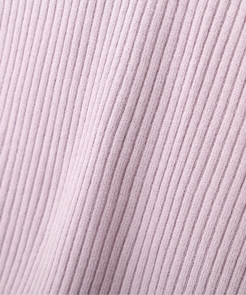 PROPORTION BODY DRESSING(プロポーションボディドレッシング)の「バックレースアップリブニット / 1212270907(ニット/セーター・レディース・ブラック/ホワイト系その他/ピンク・SMALL/MEDIUM)」の21枚目の写真