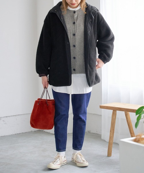 studio CLIP（スタディオクリップ）の「ストレッチデニムイージーパンツ（デニムパンツ・レディース・ブルー/インディゴブルー/ブラック・MEDIUM/X-LARGE/XXX-LARGE/PM/LARGE/SMALL/XX-LARGE）」の7枚目の写真