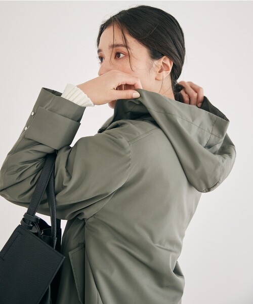 THE SHOP TK （ザ ショップ ティーケー ）の「◆【シルエット2WAY】マウンテンパーカ（ブルゾン・レディース・ブラック/ベージュ/カーキ・11/12/13/14）」の22枚目の写真