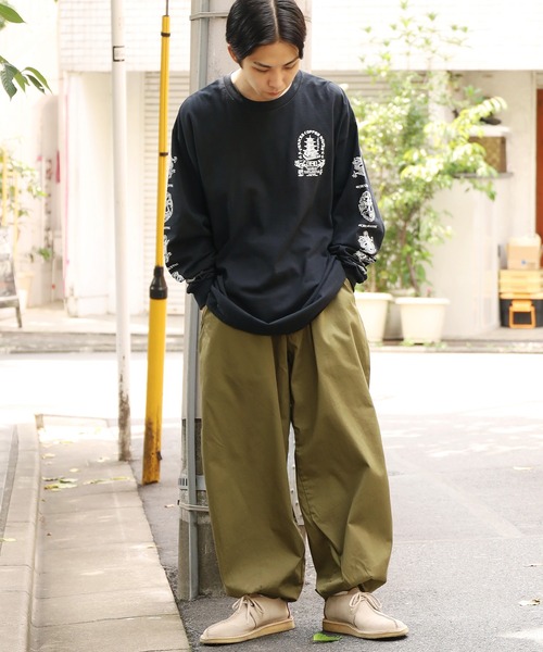 ROOPTOKYO（ループトウキョウ）の「VENICE8 COFFEE HOUSE/ベニス8コーヒーハウス Souvenir China Cook L/S Tee ロングスリーブT 長袖Tシャツ バックプリント（Tシャツ/カットソー・メンズ・オレンジ/ブラック/ホワイト・L/XL/M）」の18枚目の写真