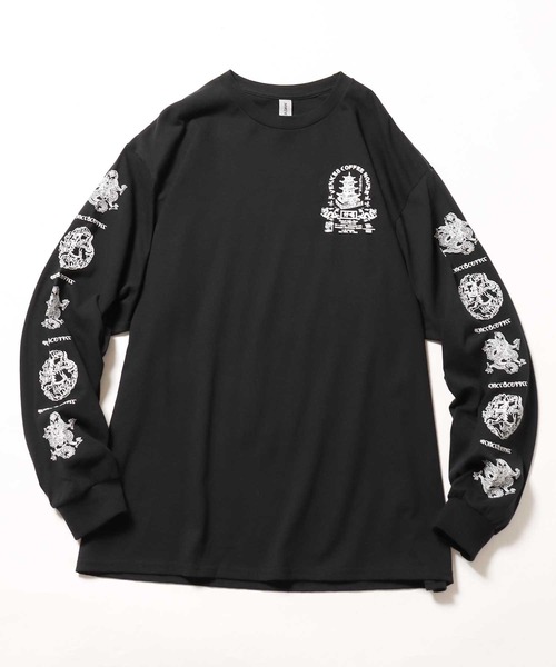 ROOPTOKYO（ループトウキョウ）の「VENICE8 COFFEE HOUSE/ベニス8コーヒーハウス Souvenir China Cook L/S Tee ロングスリーブT 長袖Tシャツ バックプリント（Tシャツ/カットソー・メンズ・オレンジ/ブラック/ホワイト・L/XL/M）」の12枚目の写真