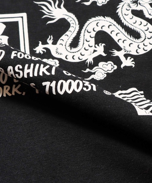 ROOPTOKYO（ループトウキョウ）の「VENICE8 COFFEE HOUSE/ベニス8コーヒーハウス Souvenir China Cook L/S Tee ロングスリーブT 長袖Tシャツ バックプリント（Tシャツ/カットソー・メンズ・オレンジ/ブラック/ホワイト・L/XL/M）」の6枚目の写真