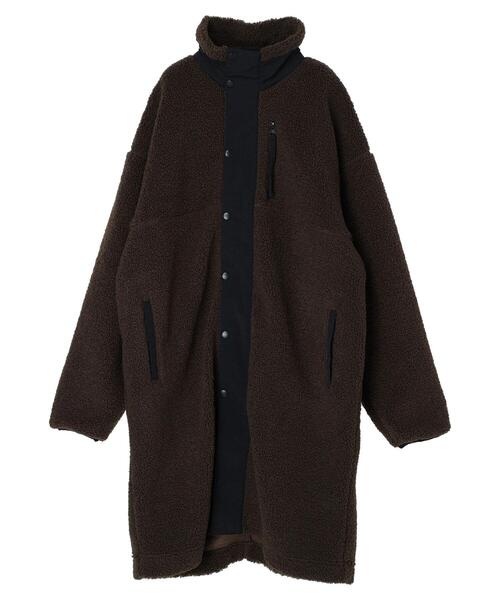 CRAFT STANDARD BOUTIQUE（クラフトスタンダードブティック）の「ボアコート　＊◆（その他アウター・メンズ・アイボリー/モカ/ブラック・M/L）」の4枚目の写真