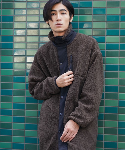 CRAFT STANDARD BOUTIQUE（クラフトスタンダードブティック）の「ボアコート　＊◆（その他アウター・メンズ・アイボリー/モカ/ブラック・M/L）」の3枚目の写真