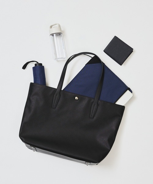 フェイクレザー トートバッグ【ノートPC収納】（トートバッグ）｜BEAMS