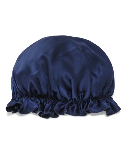 CROSSPLUS ONLINE（クロスプラスオンライン）の「【LAFUKU】シルクナイトキャップ（その他ルームウェア・レディース・ピンク/ブルー系その他/ゴールド/ローズ/ネイビー/ピンク系その他/ブルー・M/L）」の2枚目の写真