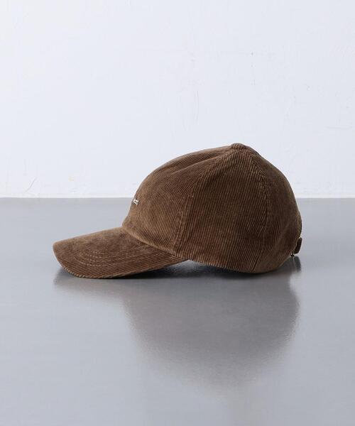 UNITED ARROWS(ユナイテッドアローズ)の「EMB コーデュロイ キャップ(キャップ・レディース・ブラック/ダークブラウン/ベージュ・FREE)」の5枚目の写真