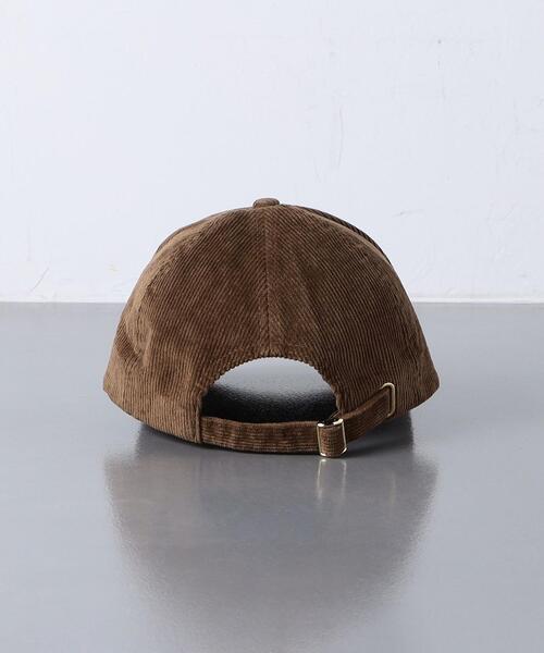 UNITED ARROWS(ユナイテッドアローズ)の「EMB コーデュロイ キャップ(キャップ・レディース・ブラック/ダークブラウン/ベージュ・FREE)」の9枚目の写真