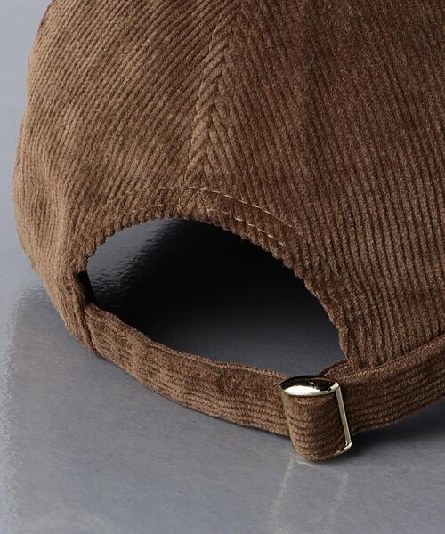 UNITED ARROWS(ユナイテッドアローズ)の「EMB コーデュロイ キャップ(キャップ・レディース・ブラック/ダークブラウン/ベージュ・FREE)」の14枚目の写真