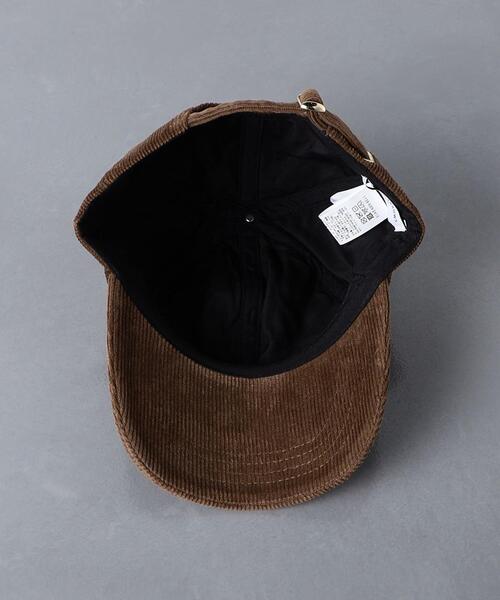 UNITED ARROWS(ユナイテッドアローズ)の「EMB コーデュロイ キャップ(キャップ・レディース・ブラック/ダークブラウン/ベージュ・FREE)」の8枚目の写真