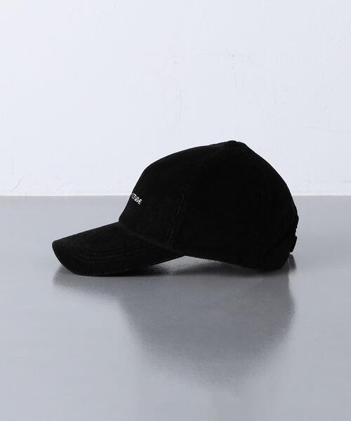 UNITED ARROWS(ユナイテッドアローズ)の「EMB コーデュロイ キャップ(キャップ・レディース・ブラック/ダークブラウン/ベージュ・FREE)」の6枚目の写真