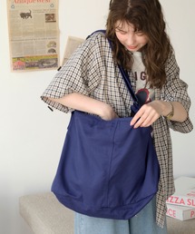 MONO-MART LADY'S（モノマートレディース）の「ビックキャンバスショルダーバッグ（ショルダーバッグ）」