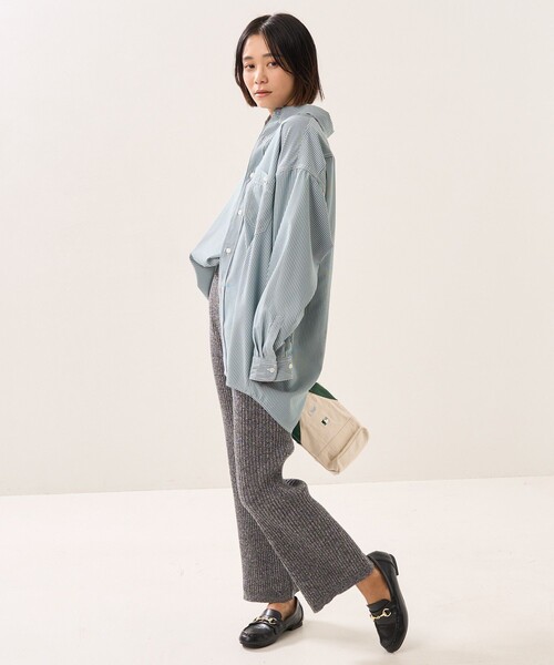 FREAK'S STORE(フリークスストア)の「杢リブニットパンツ(その他パンツ・レディース・チャコールグレー/ブラック/レッド/グリーン・フリ-)」の14枚目の写真