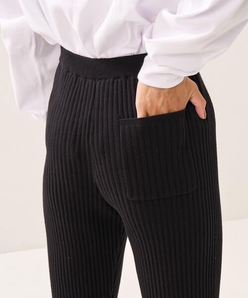 FREAK'S STORE(フリークスストア)の「杢リブニットパンツ(その他パンツ・レディース・チャコールグレー/ブラック/レッド/グリーン・フリ-)」の19枚目の写真