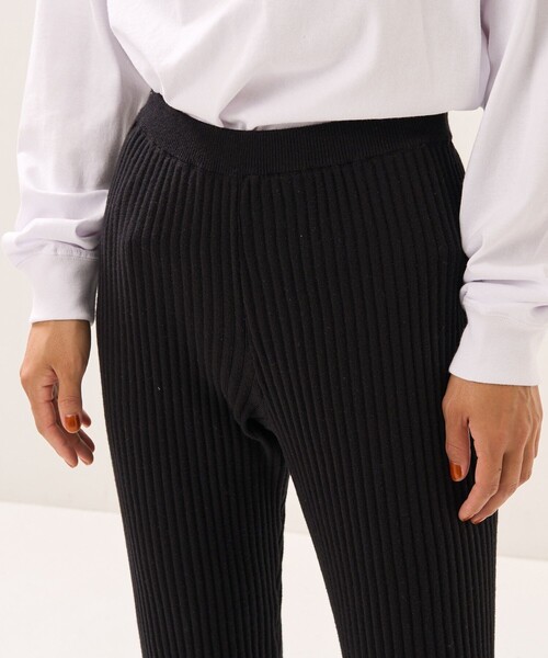 FREAK'S STORE(フリークスストア)の「杢リブニットパンツ(その他パンツ・レディース・チャコールグレー/ブラック/レッド/グリーン・フリ-)」の22枚目の写真