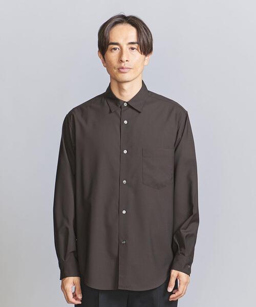 BEAUTY&YOUTH UNITED ARROWS(ビューティーアンドユースユナイテッドアローズ)の「クリア T/W レギュラーフォルム テーパード シャツ(シャツ/ブラウス・メンズ・ダークブラウン/ナチュラル/コバルトブルー/ネイビー・XL/M/L/S)」の5枚目の写真