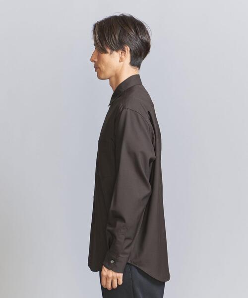 BEAUTY&YOUTH UNITED ARROWS(ビューティーアンドユースユナイテッドアローズ)の「クリア T/W レギュラーフォルム テーパード シャツ(シャツ/ブラウス・メンズ・ダークブラウン/ナチュラル/コバルトブルー/ネイビー・XL/M/L/S)」の6枚目の写真