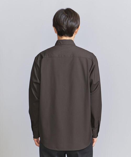 BEAUTY&YOUTH UNITED ARROWS(ビューティーアンドユースユナイテッドアローズ)の「クリア T/W レギュラーフォルム テーパード シャツ(シャツ/ブラウス・メンズ・ダークブラウン/ナチュラル/コバルトブルー/ネイビー・XL/M/L/S)」の7枚目の写真
