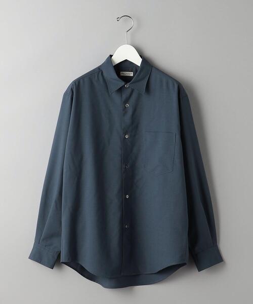 BEAUTY&YOUTH UNITED ARROWS(ビューティーアンドユースユナイテッドアローズ)の「クリア T/W レギュラーフォルム テーパード シャツ(シャツ/ブラウス・メンズ・ダークブラウン/ナチュラル/コバルトブルー/ネイビー・XL/M/L/S)」の17枚目の写真