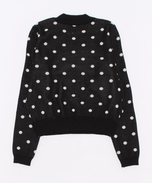 ibeul_(イベール)の「ドットジャガードニットトップス(ニット/セーター・レディース・クリーム/ホワイト/ベージュ/ブラック・FREE)」の16枚目の写真