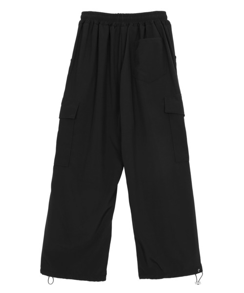 Figments(フィグメンツ)の「ナイロンカーゴパンツ(カーゴパンツ・レディース・ブラック/カーキ・FREE)」の12枚目の写真